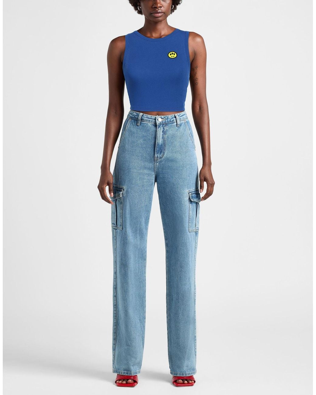 Barrow Blue Top Viscose, Elastane