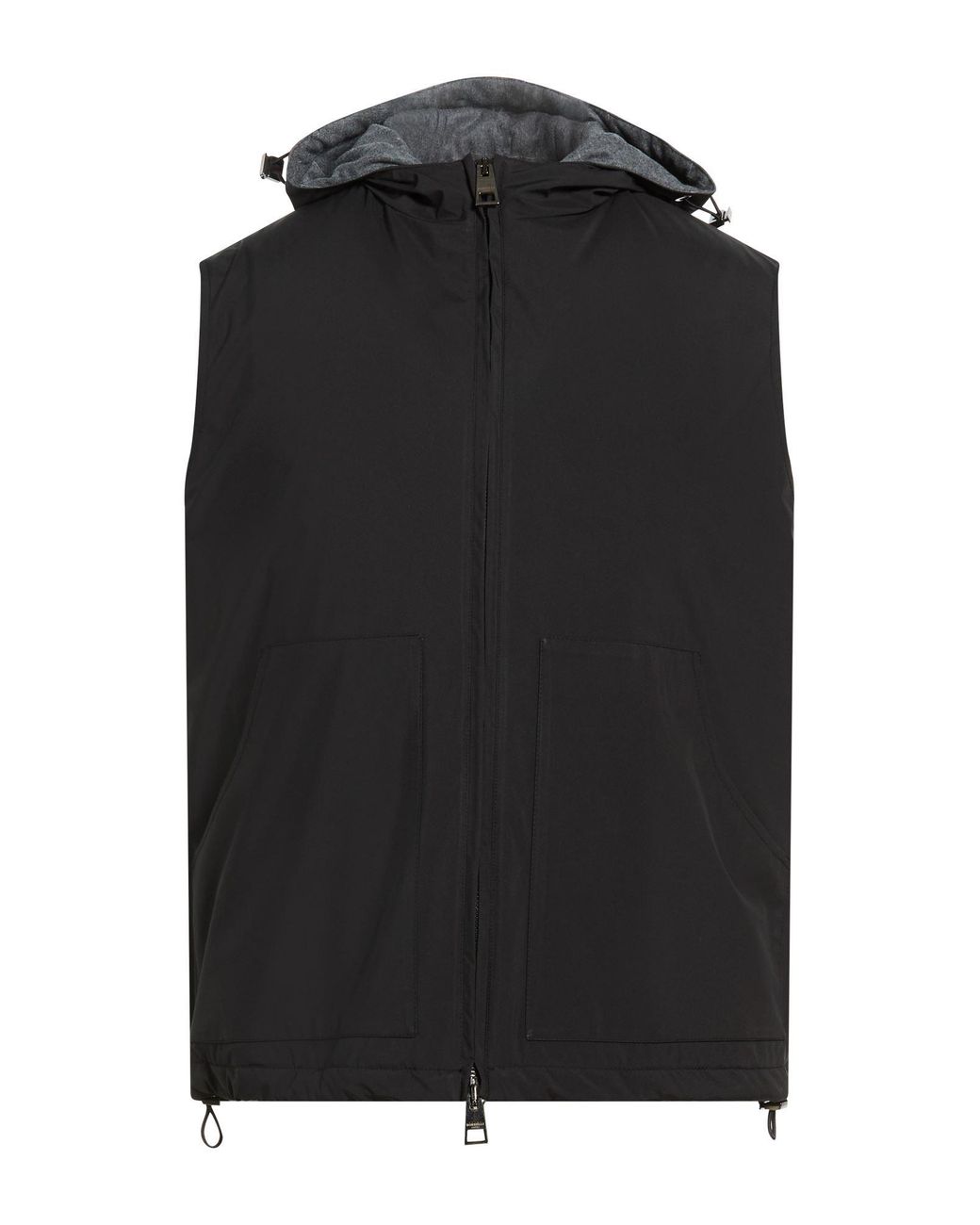 Luigi Borrelli Napoli Black Vest Polyamide, Elastane for men