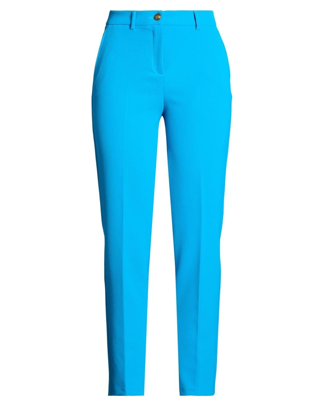 Nenette Blue Pants Polyester, Elastane