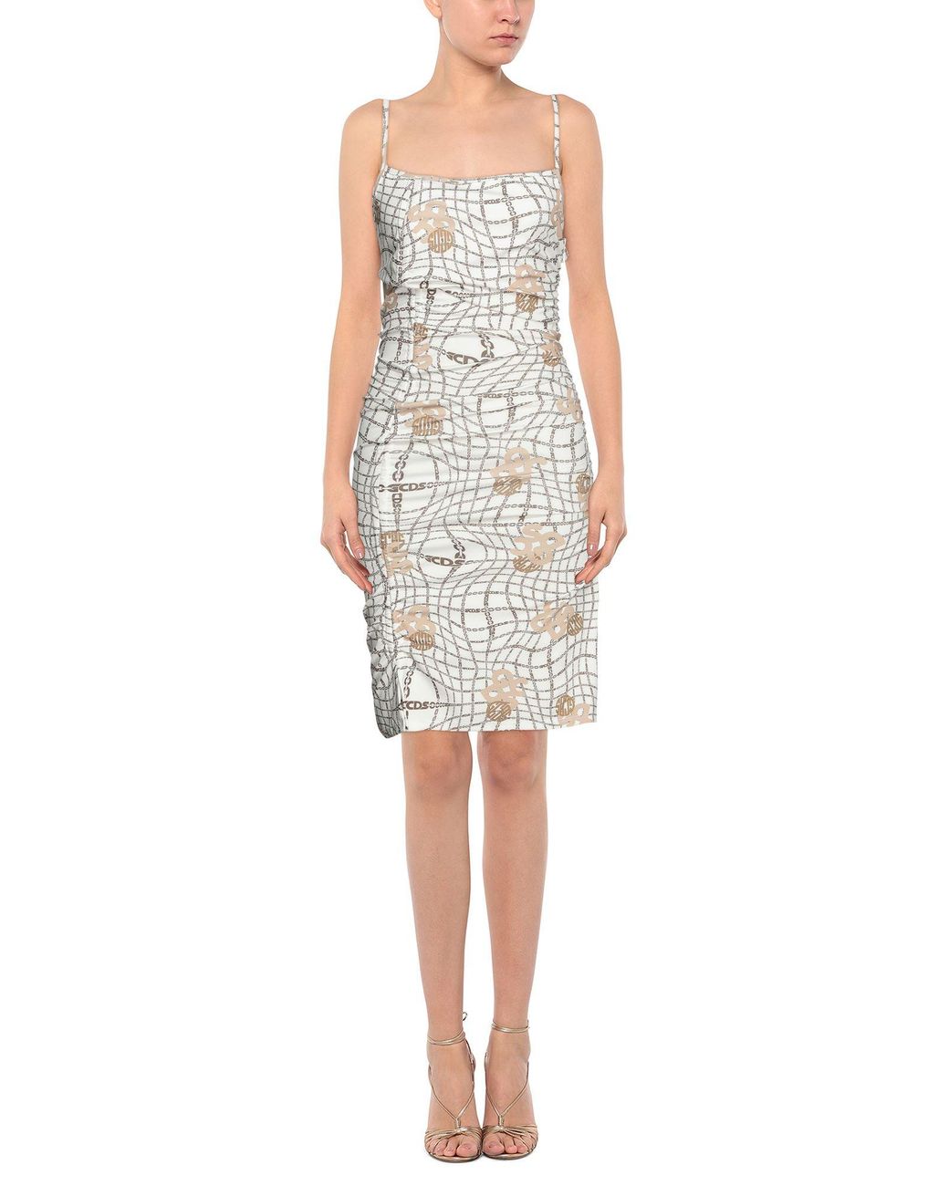 Gcds White Mini Dress