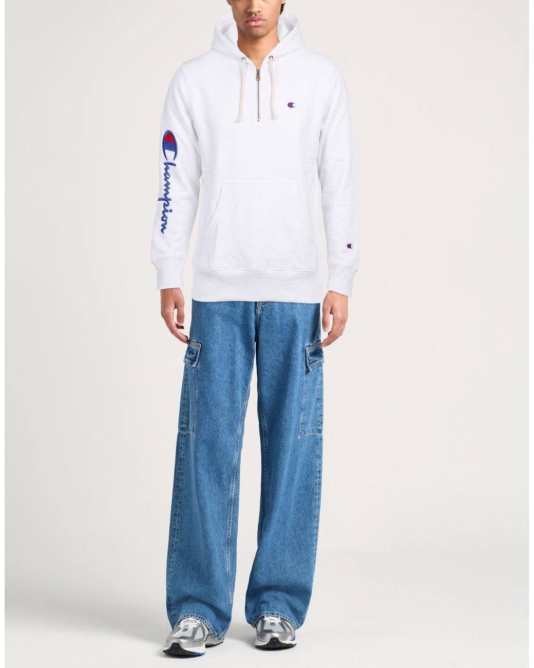 Champion White Sweatshirt for men