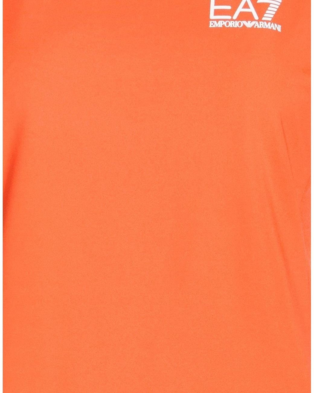 EA7 Orange Polo Shirts