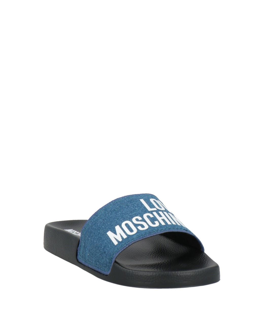 Love Moschino Blue Sandals