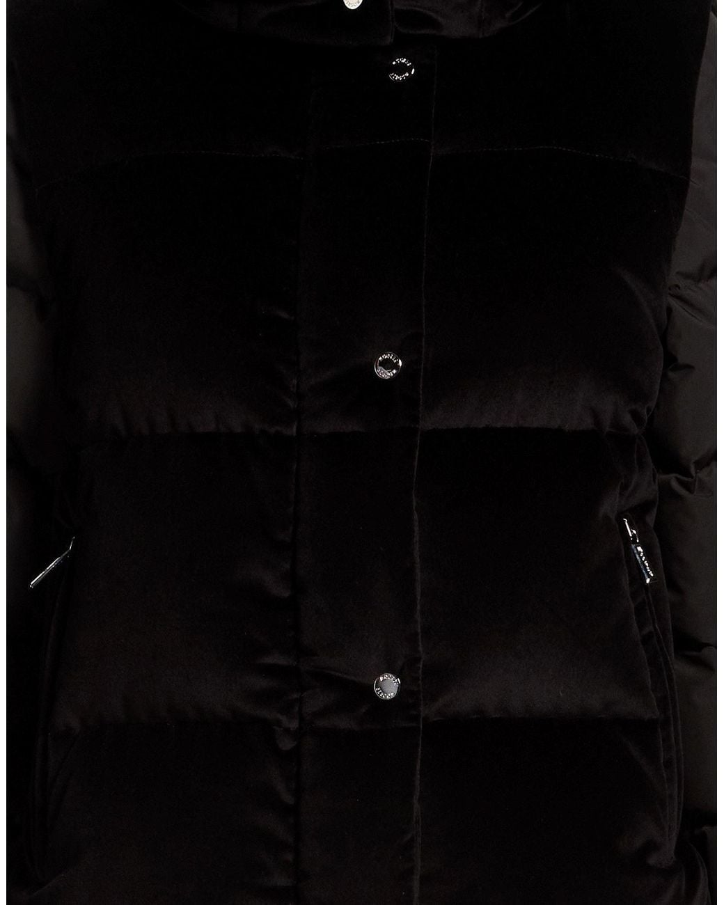 Moorer Black Puffer Cotton