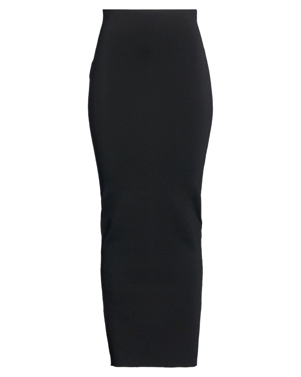 Alberta Ferretti Black Maxi Skirt Viscose, Polyamide