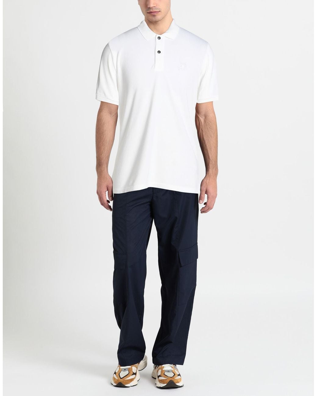 Dondup White Polo Shirt for men