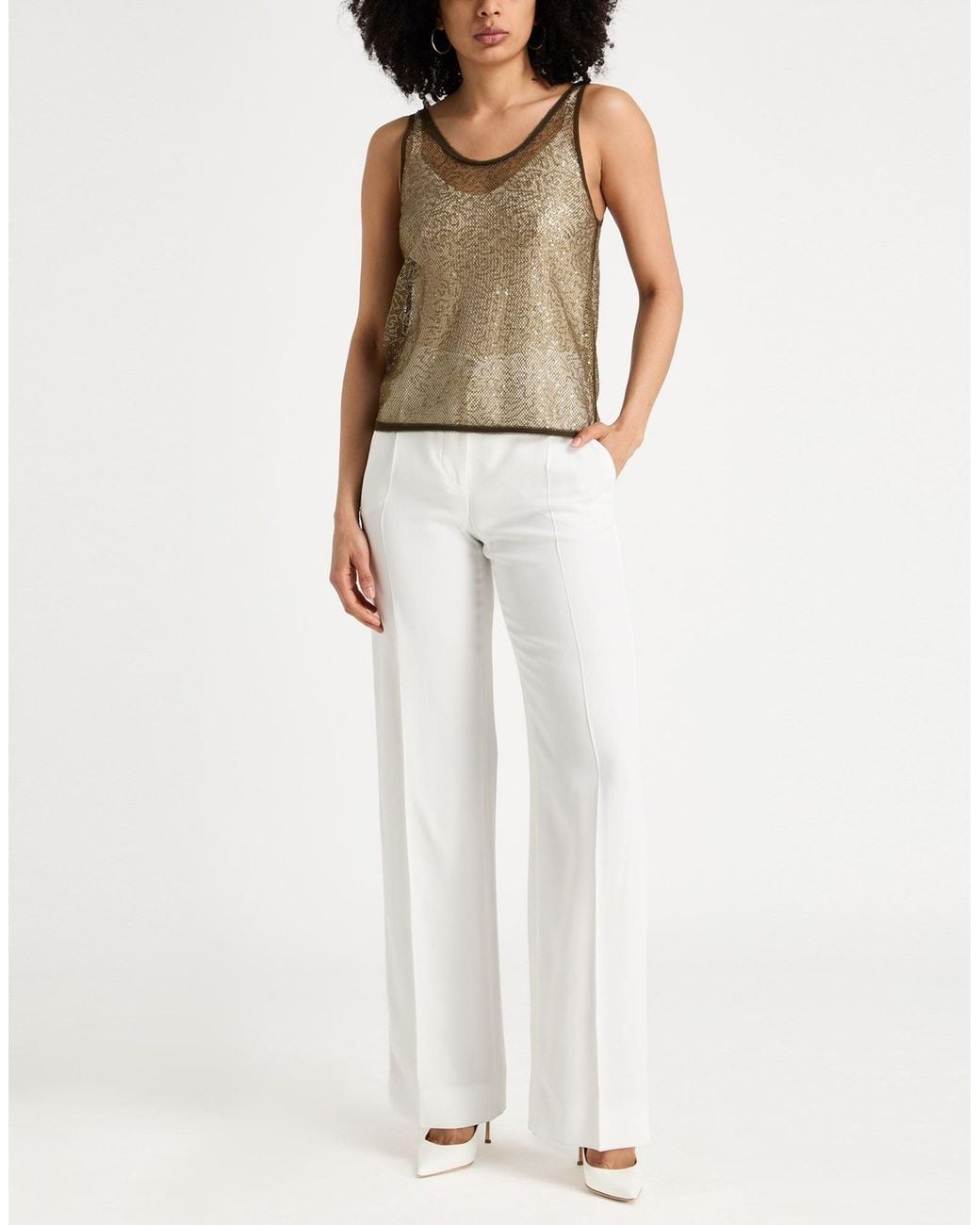 Pinko Brown Tops