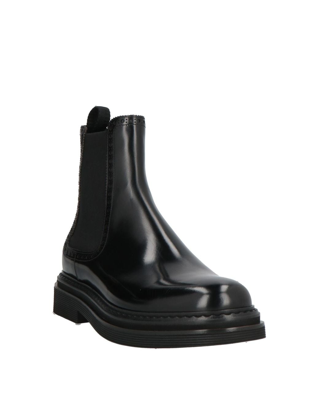 Dolce & Gabbana Black Ankle Boots for men
