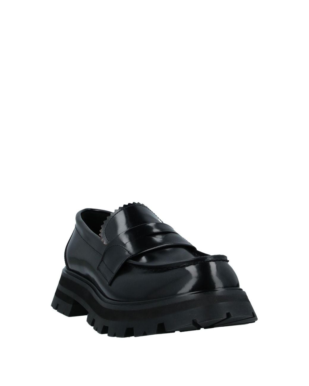 McQueen Black Loafers