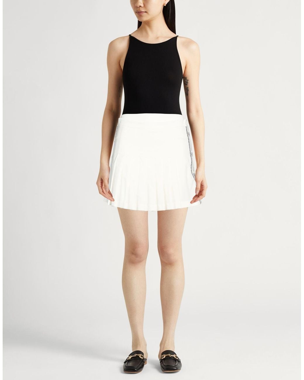 Mini-Jupe Tory Burch en coloris White