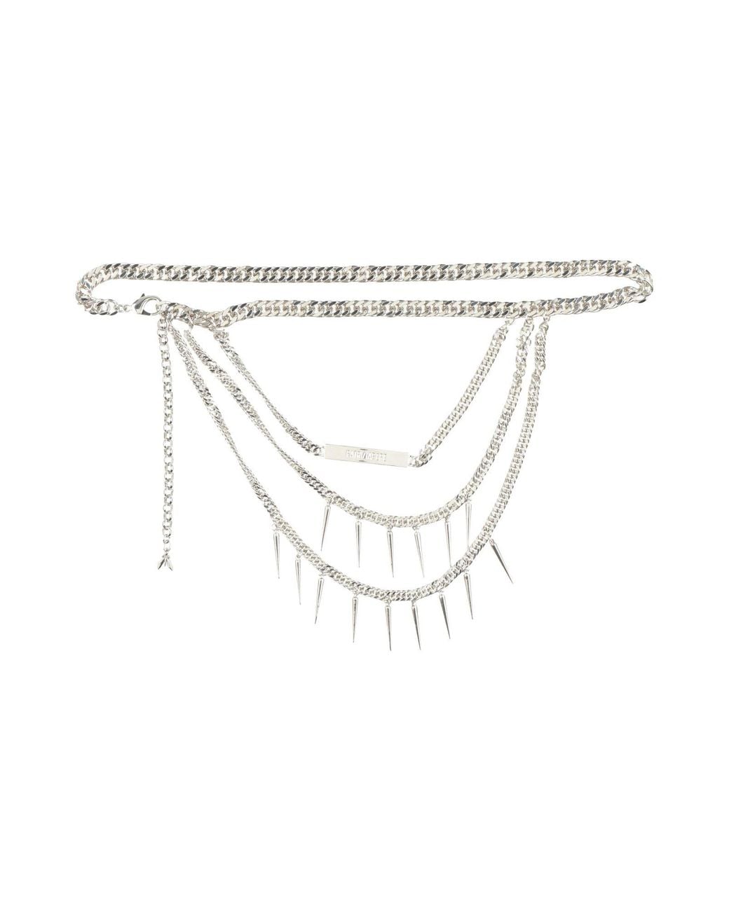 Patrizia Pepe White Belt Brass