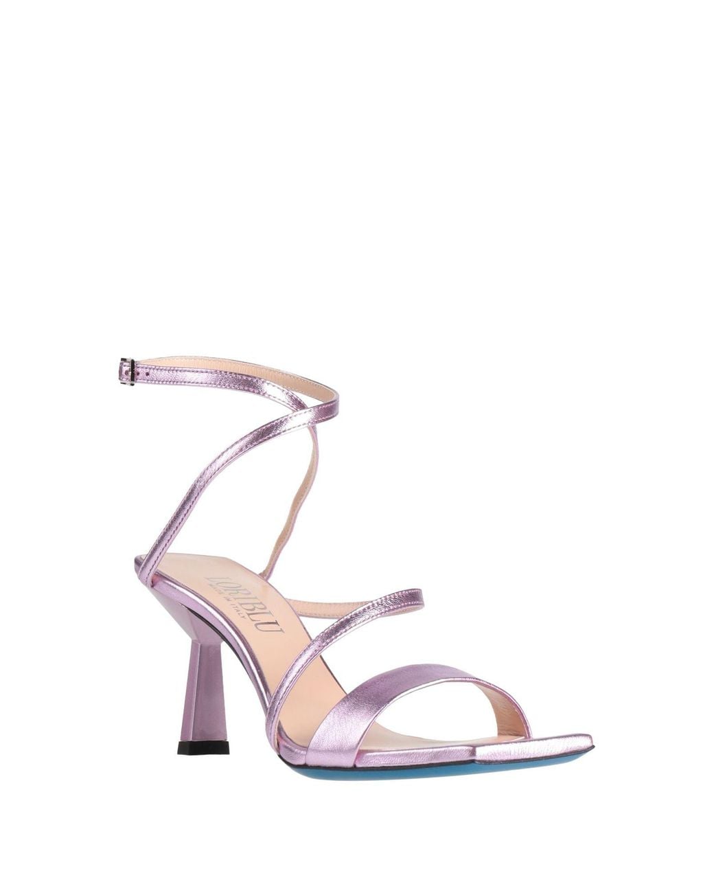 Loriblu Purple Lilac Sandals Calfskin