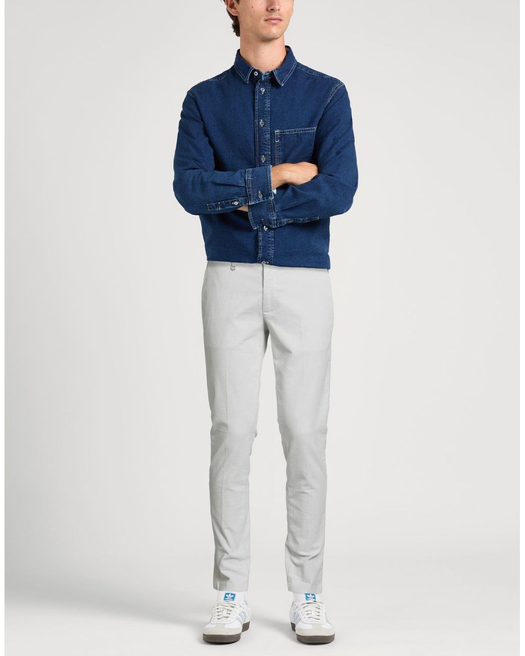 Antony Morato Gray Light Pants Cotton, Elastane for men