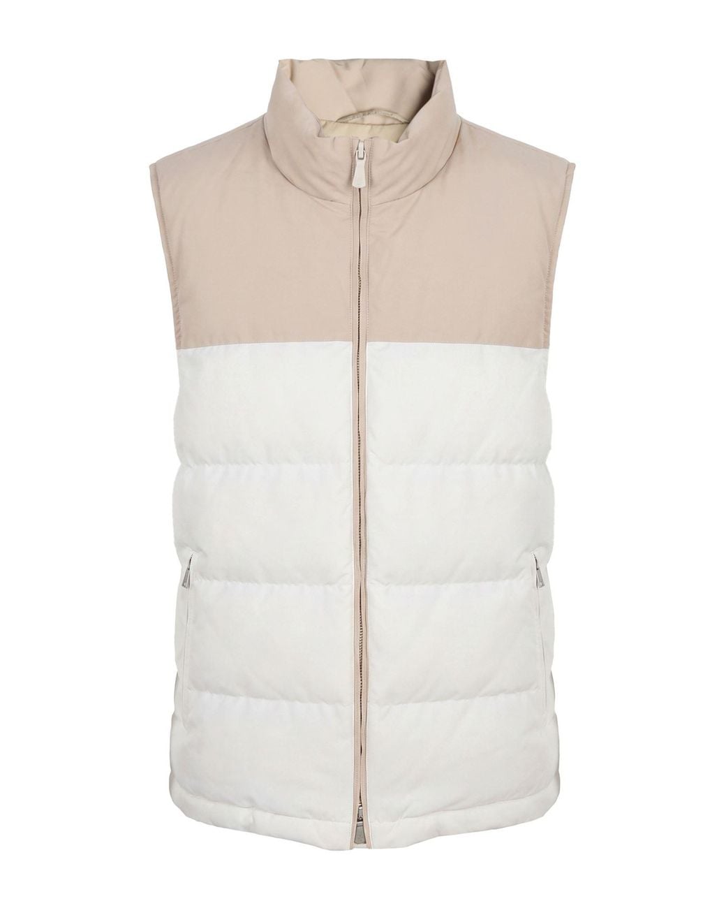 Eleventy White Gilet for men
