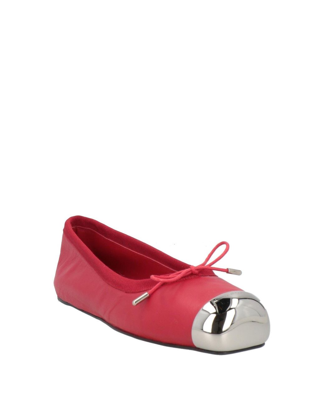 McQueen Red Ballet Flats