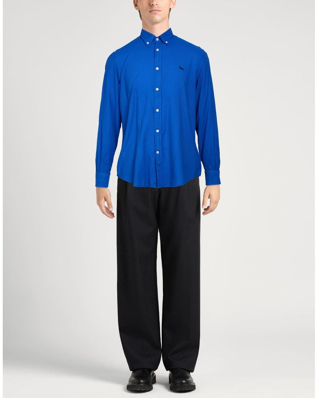 Harmont & Blaine Blue Shirt Cotton for men