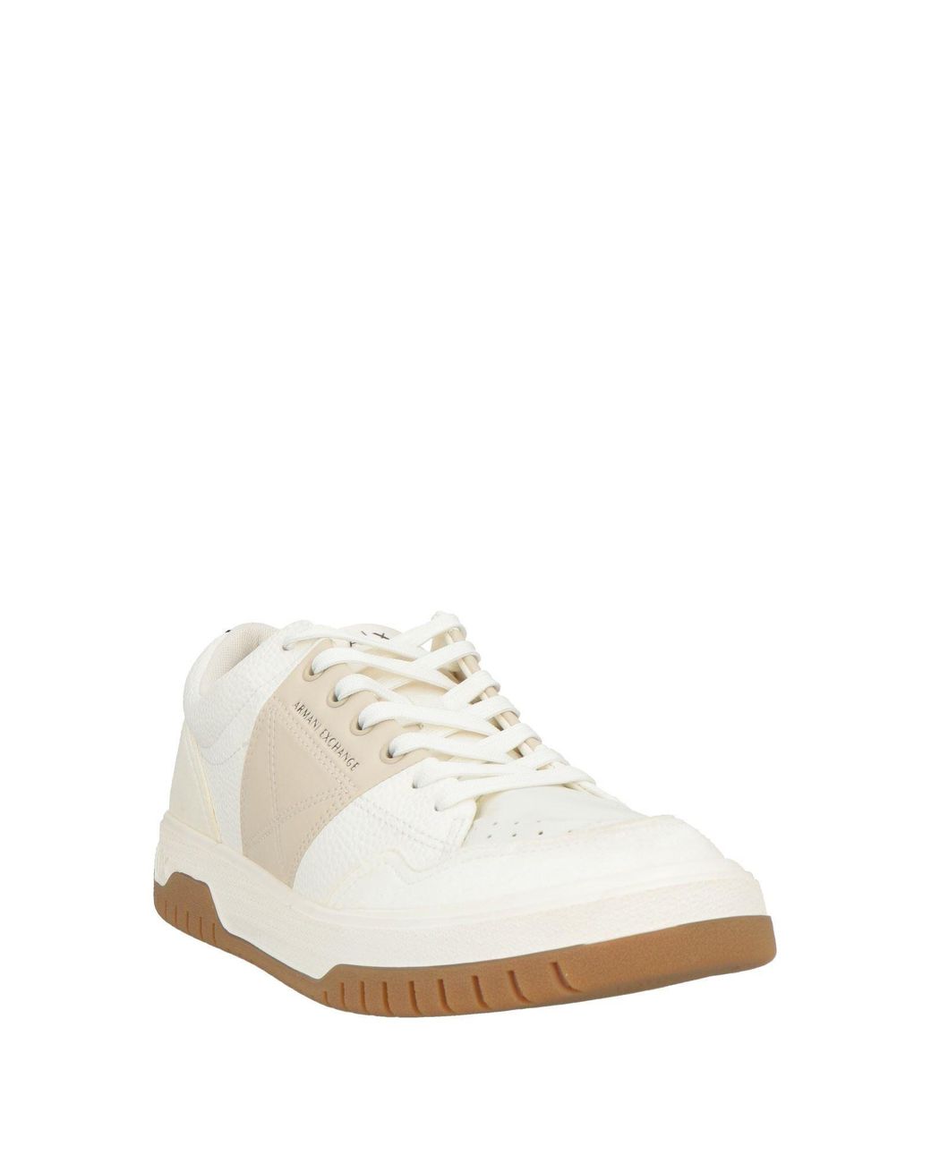 ARMANI EXCHANGE White Trainers for men