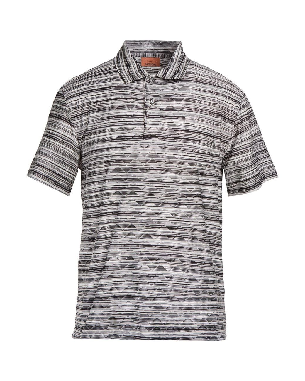 Polo Missoni de hombre de color Gray