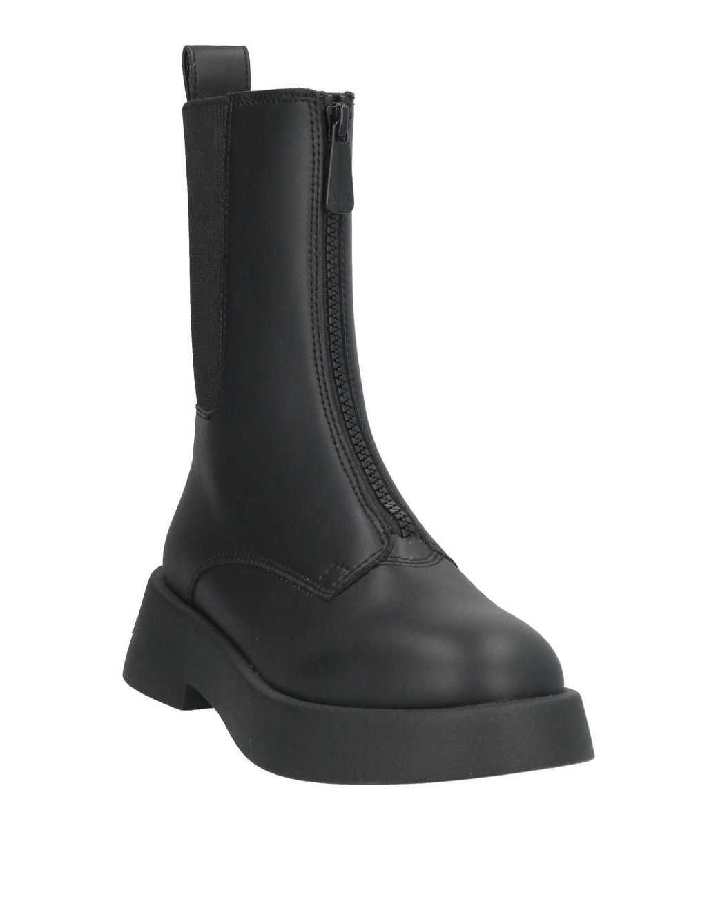 ARMANI EXCHANGE Black Ankle Boots