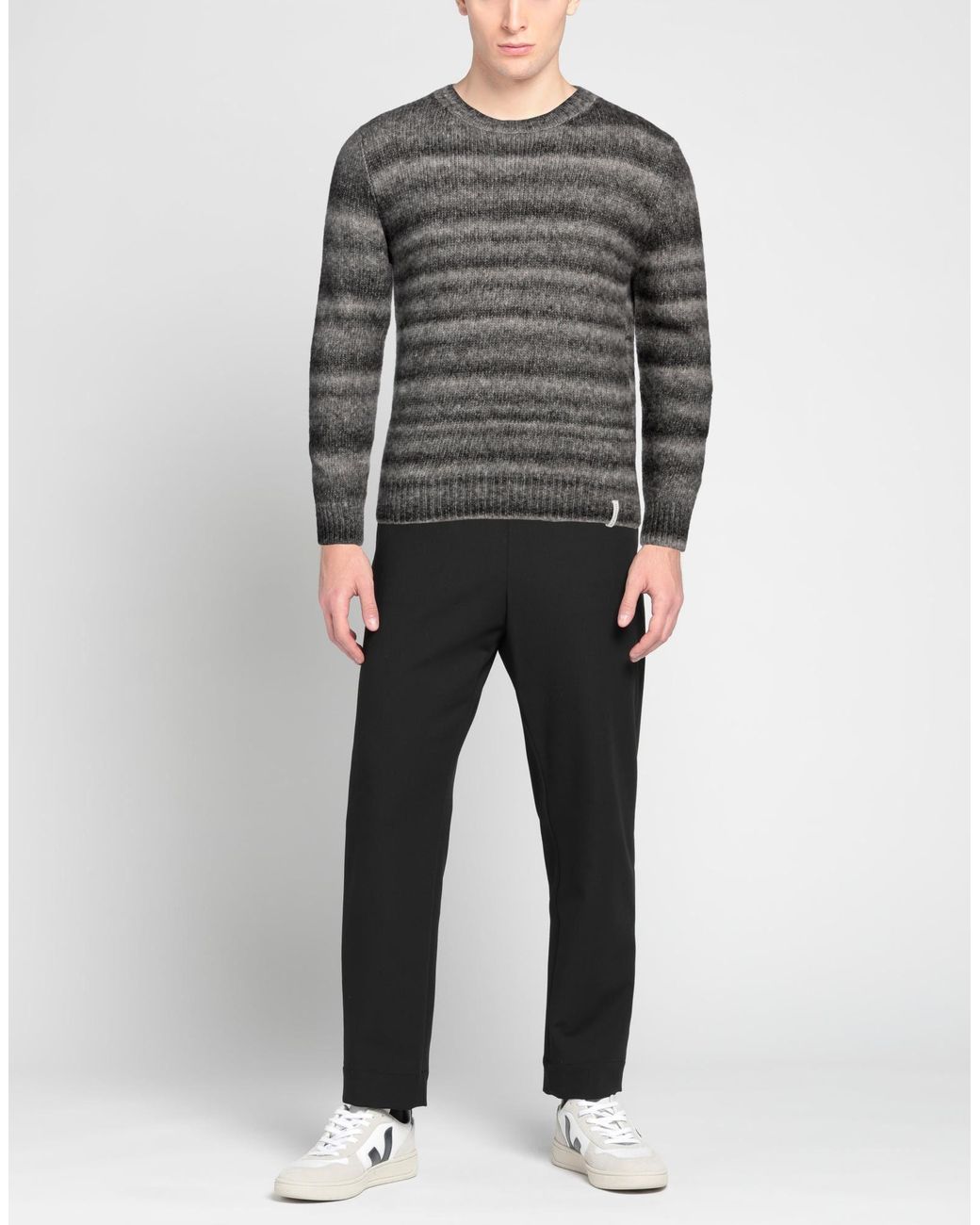 Brooksfield Gray Sweater for men
