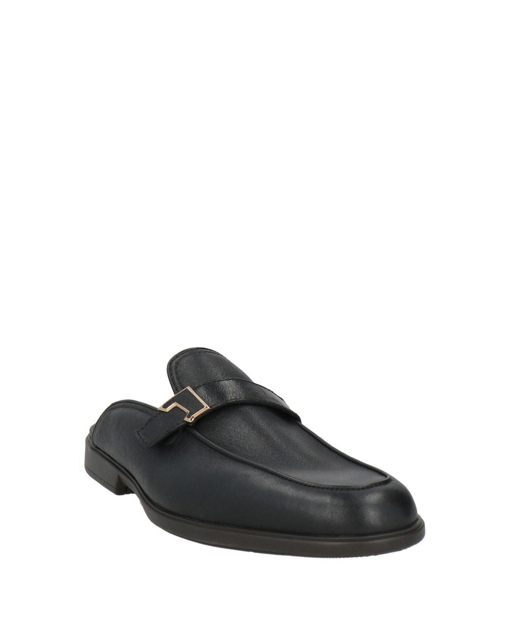 Santoni Black Mules & Clogs for men