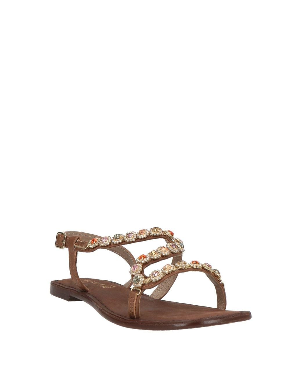 CafeNoir Brown Sandals Soft Leather