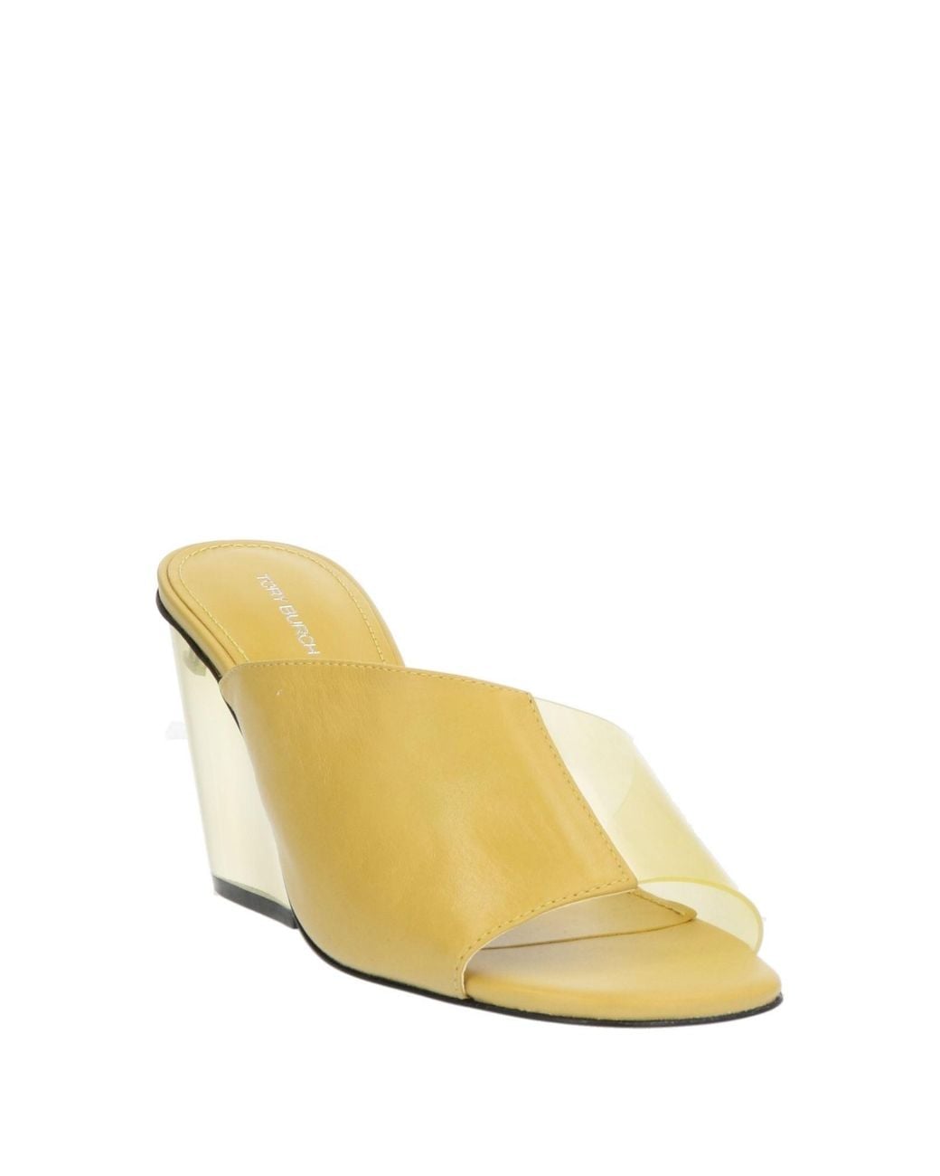 Tory Burch Yellow Sandals Leather, Pvc