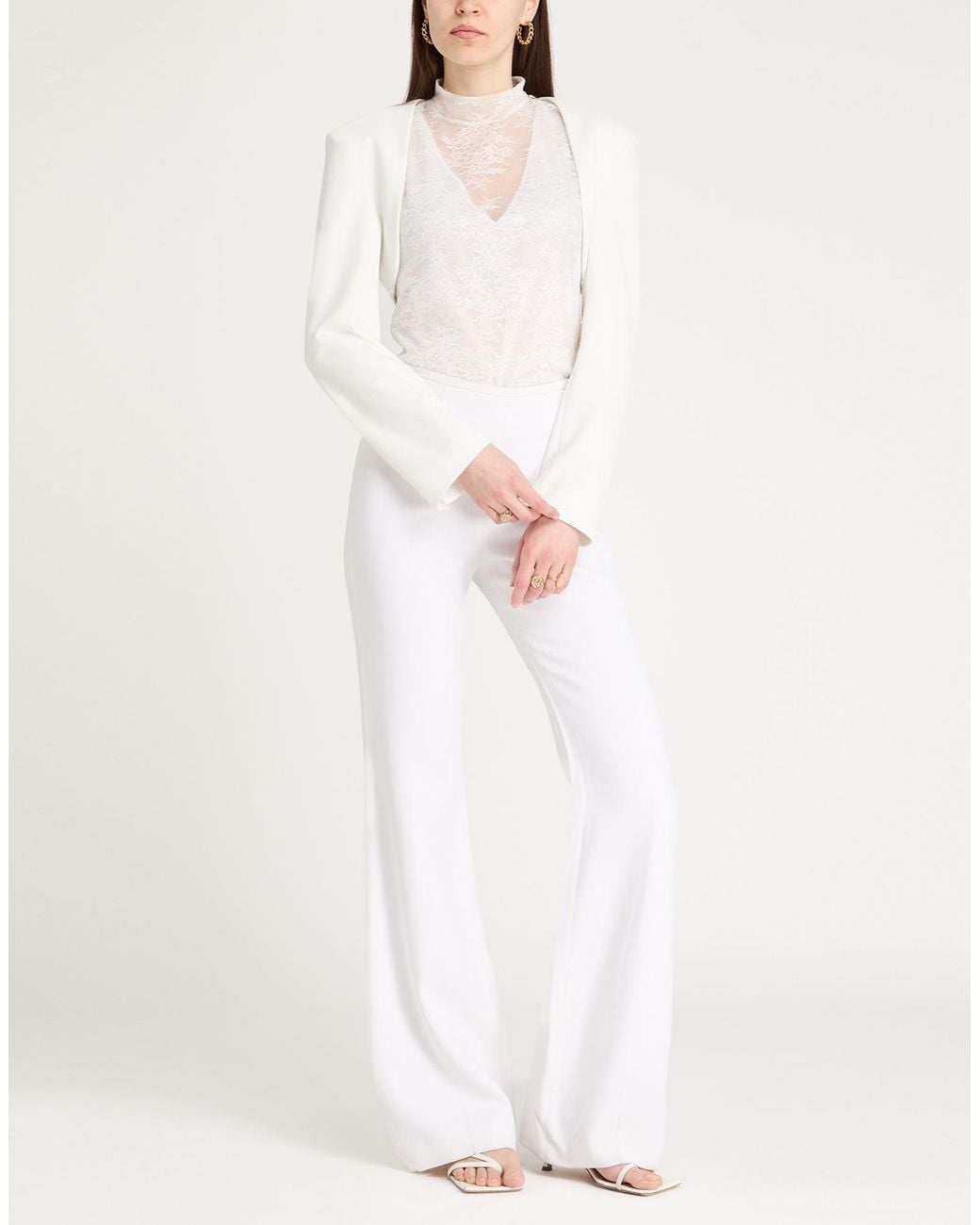 Imperial White Jacket Polyester, Elastane