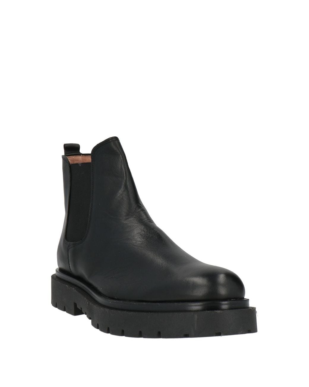 Calpierre Black Ankle Boots Leather for men