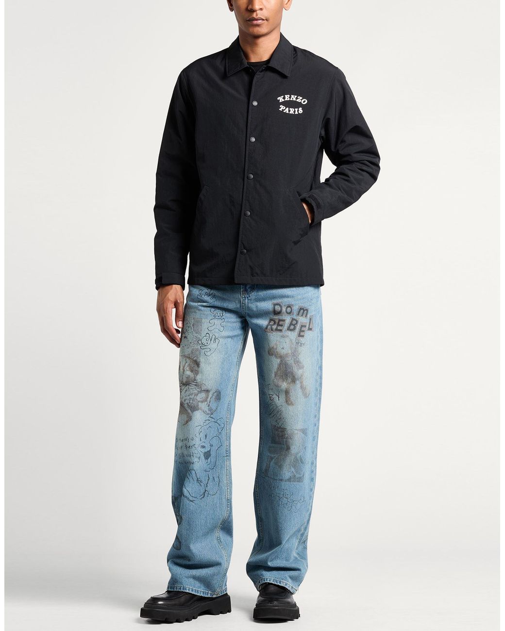 KENZO Black Jacket for men