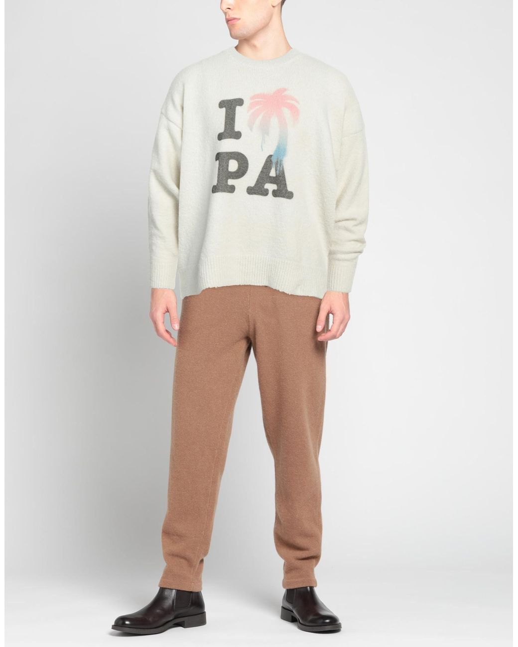 Palm Angels White Jumper for men