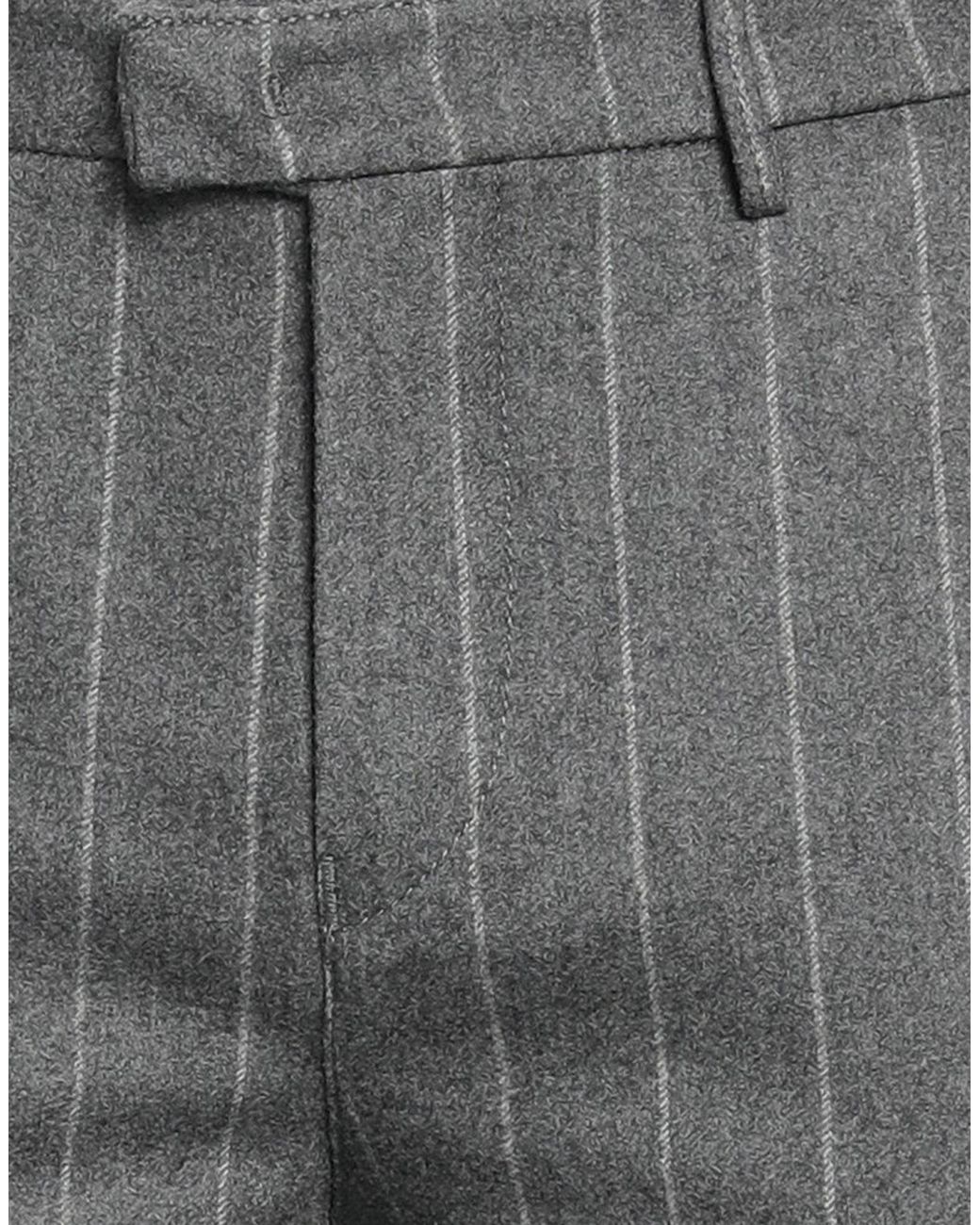 Tramarossa Gray Pants Virgin Wool for men