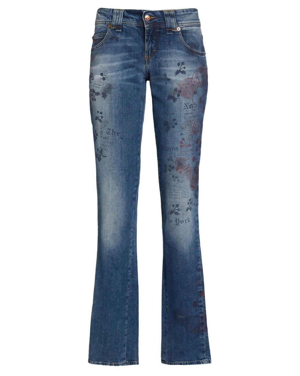 John Galliano Blue Jeans Cotton, Elastane