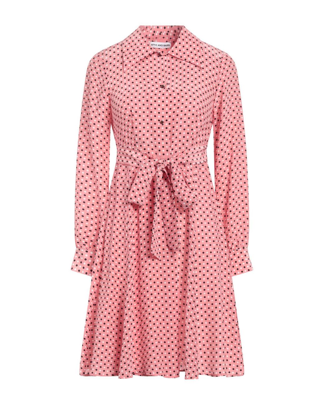 Attic And Barn Pink Mini Dress