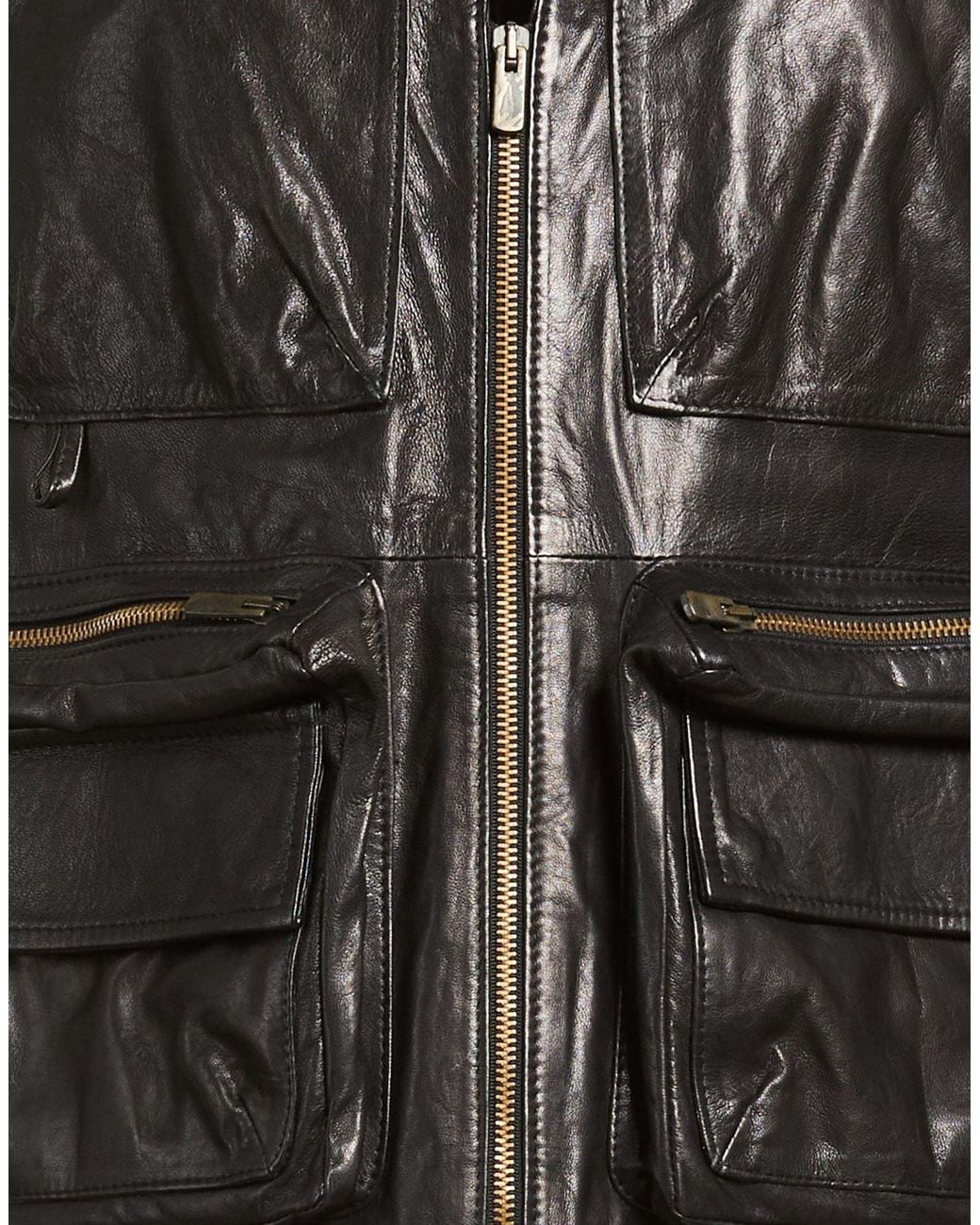 MARSĒM Black Vest Leather for men