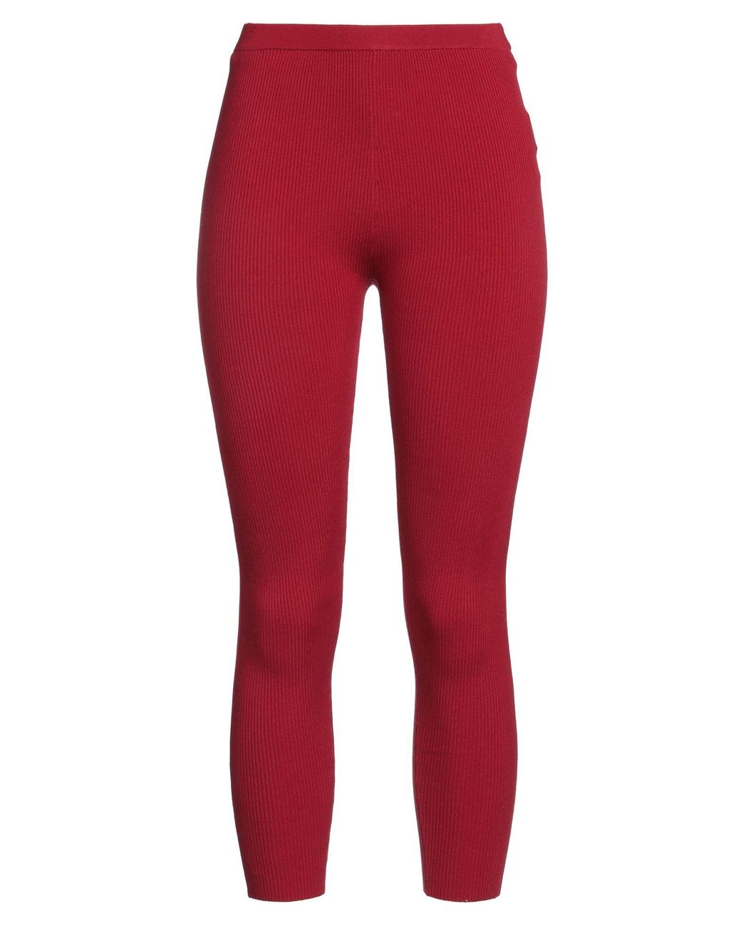 Elisabetta Franchi Red Leggings