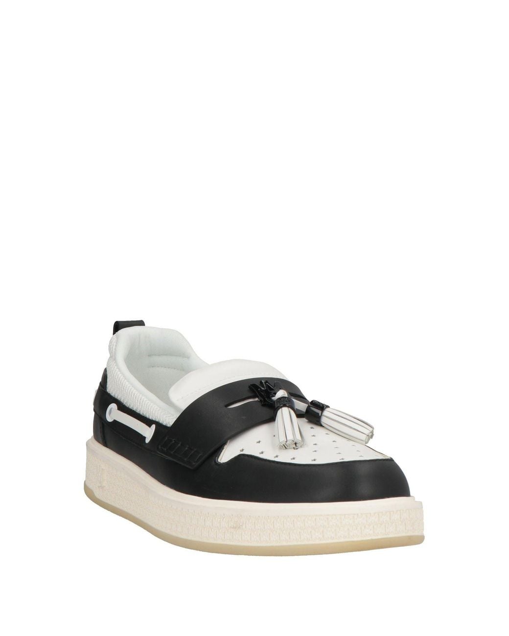 Amiri Black Loafers Leather, Textile Fibers for men
