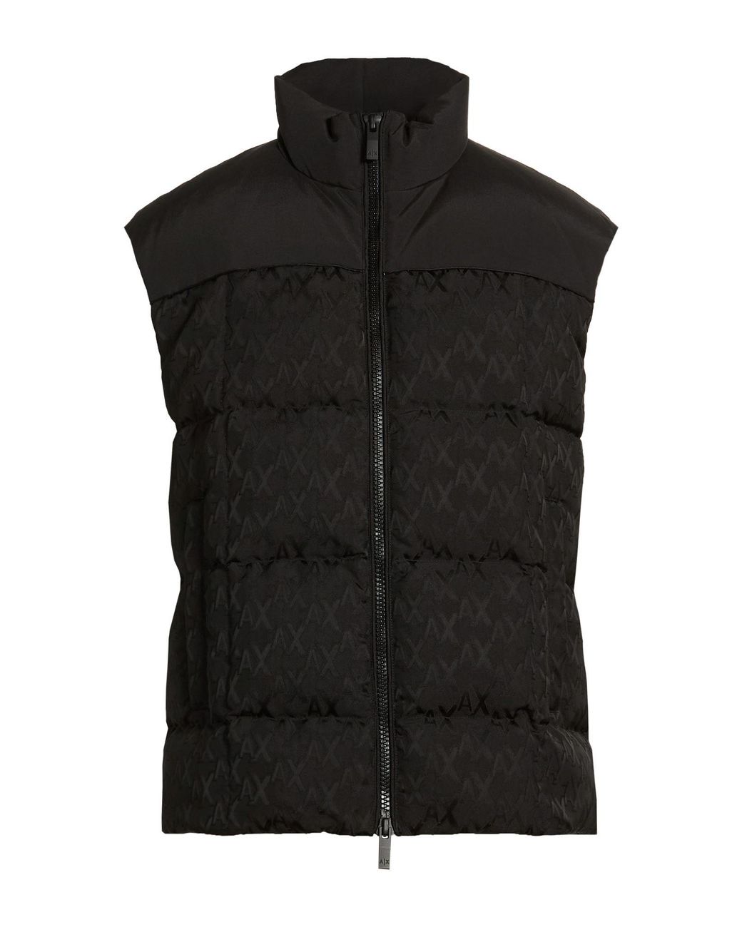 ARMANI EXCHANGE Black Gilet for men