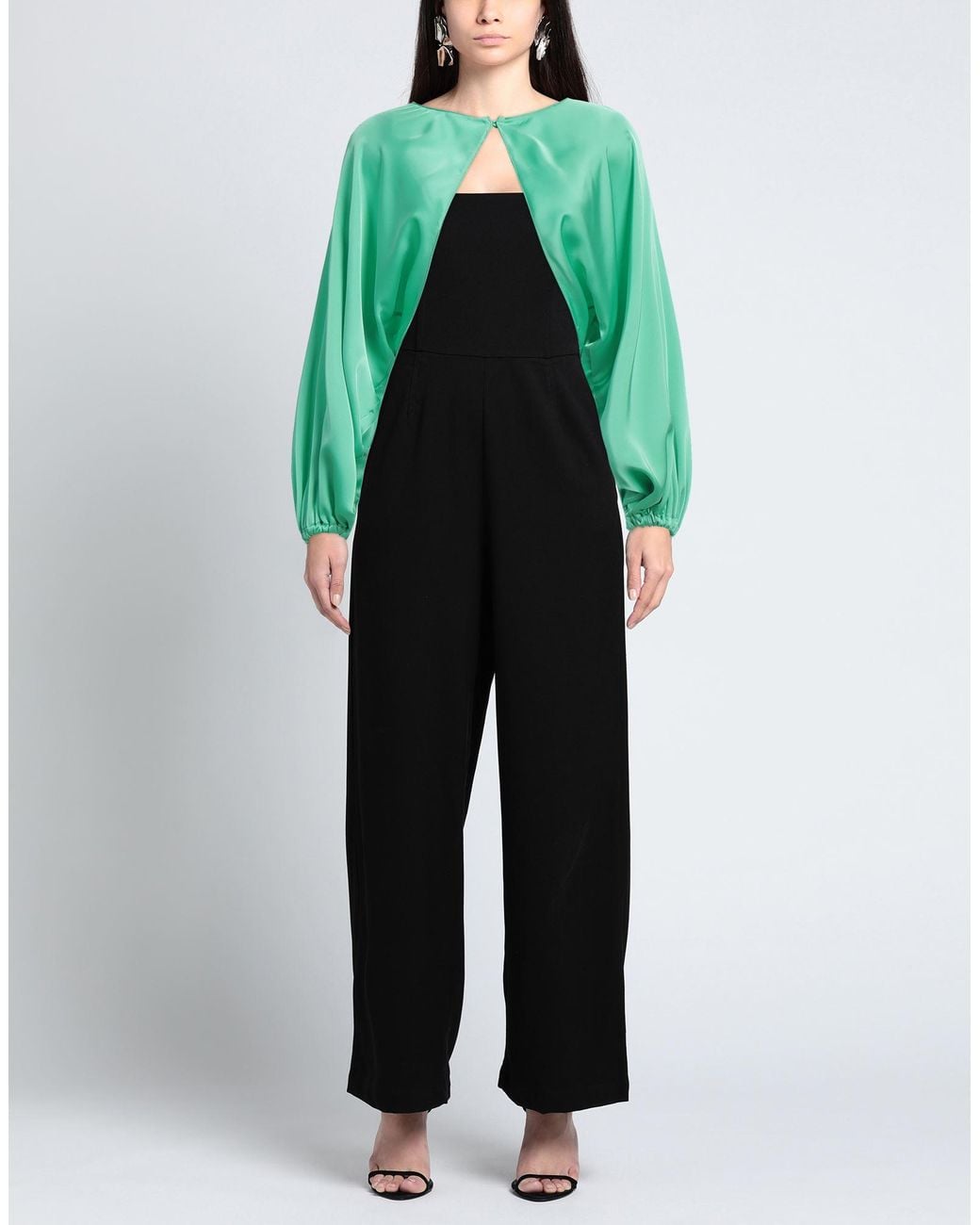 SIMONA CORSELLINI Green Jacket Polyester