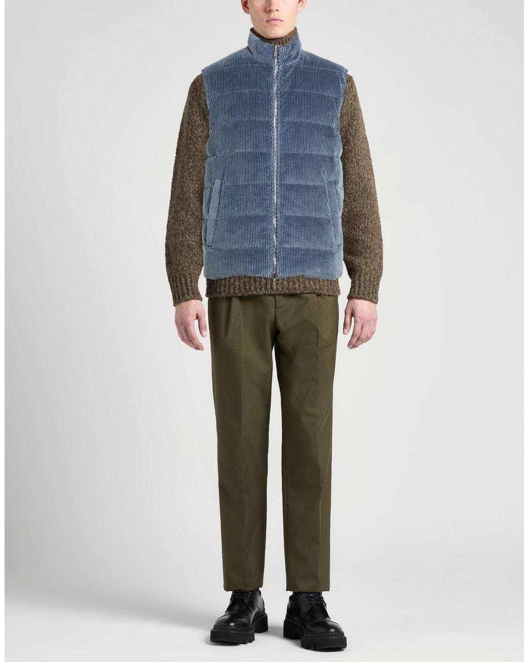 Eleventy Blue Vests for men