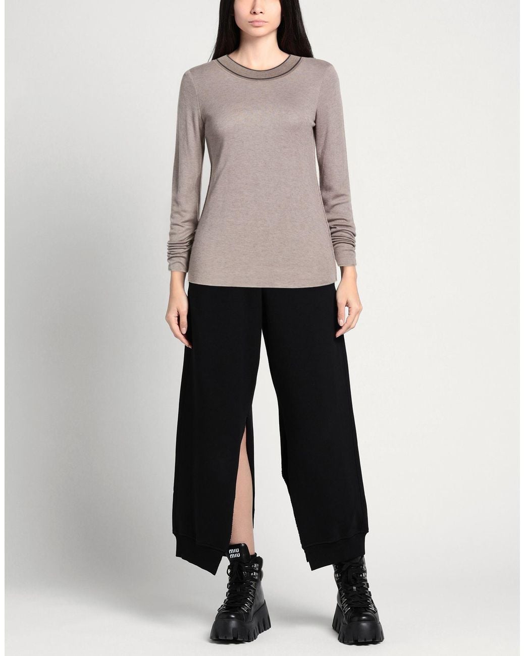 Pullover Purotatto de color Brown