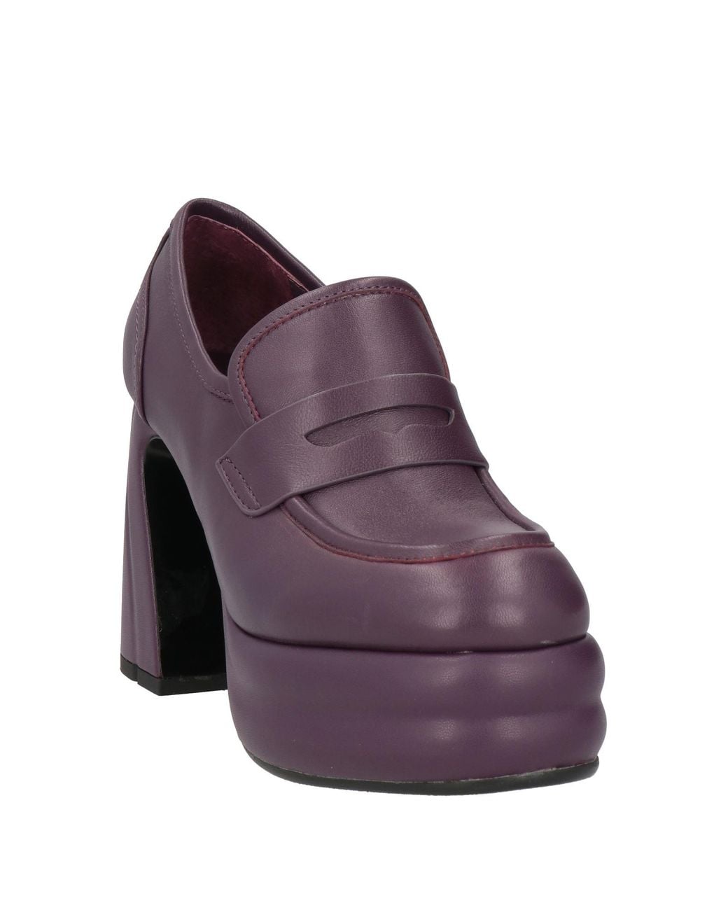 Jeannot Purple Loafers Leather