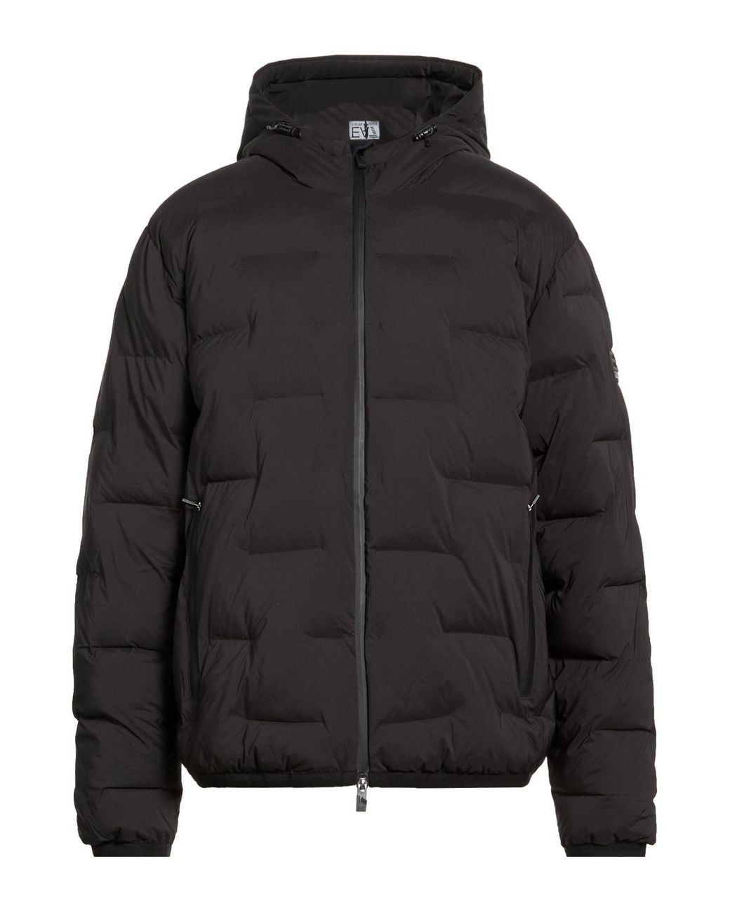 EA7 Black Puffers for men