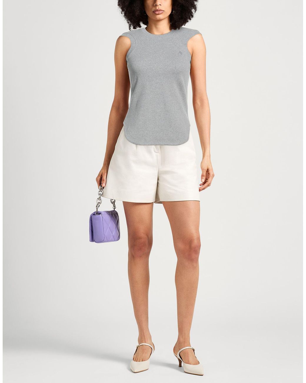 The Attico Gray T-Shirt