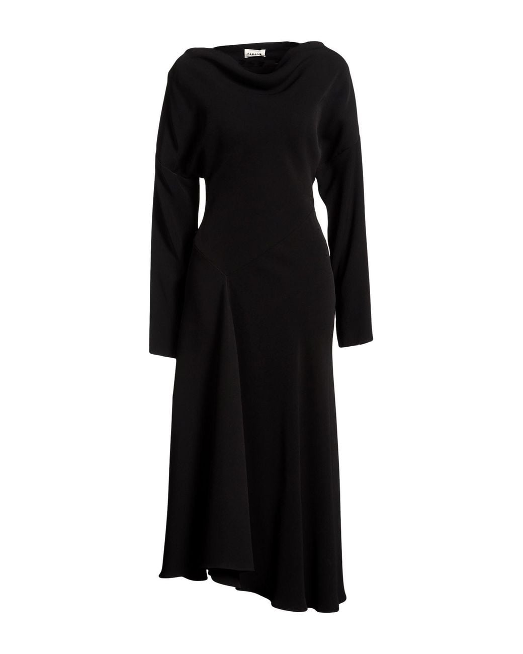 P.A.R.O.S.H. Black P.A.R.O..H. Midi Dress Polyester