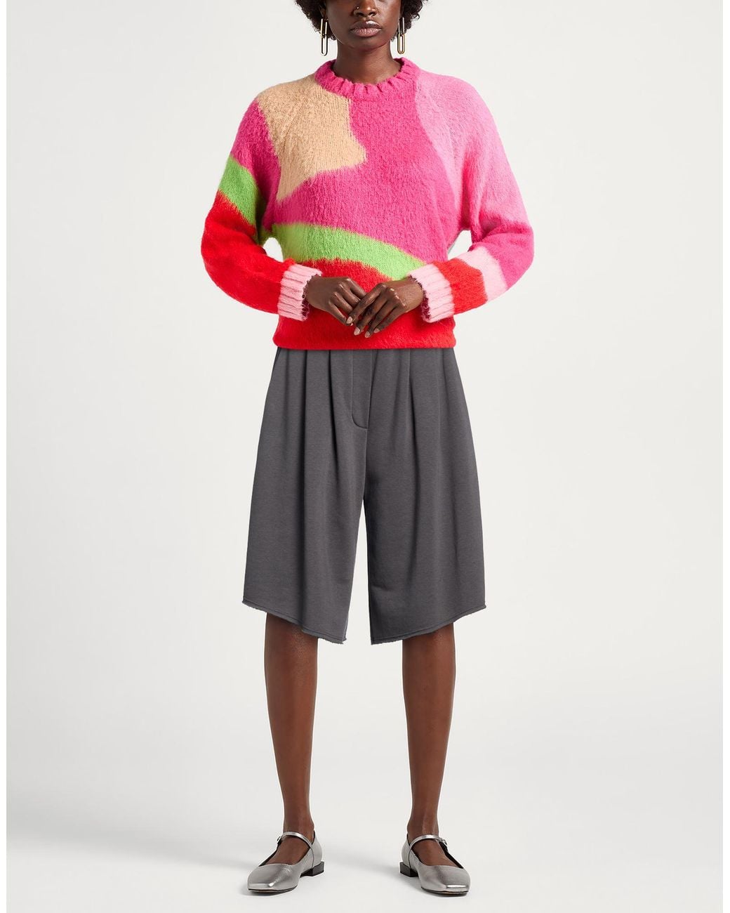 Tela Gray Shorts & Bermuda Shorts