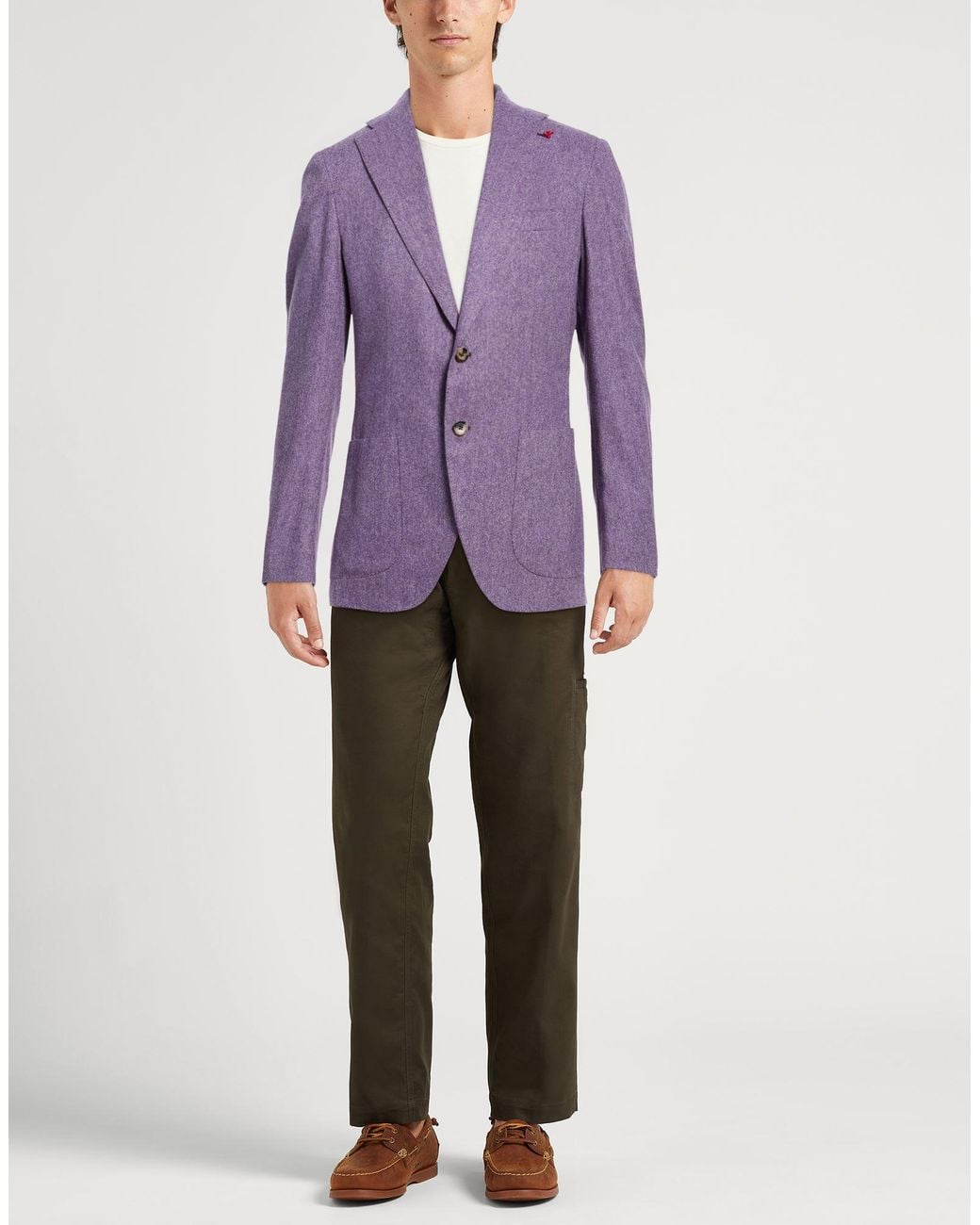 Isaia Purple Blazers for men