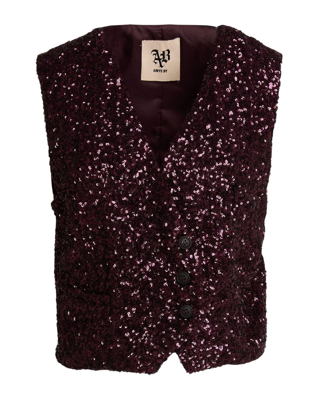 Aniye By Purple Tailored Vest Polyester, Elastane