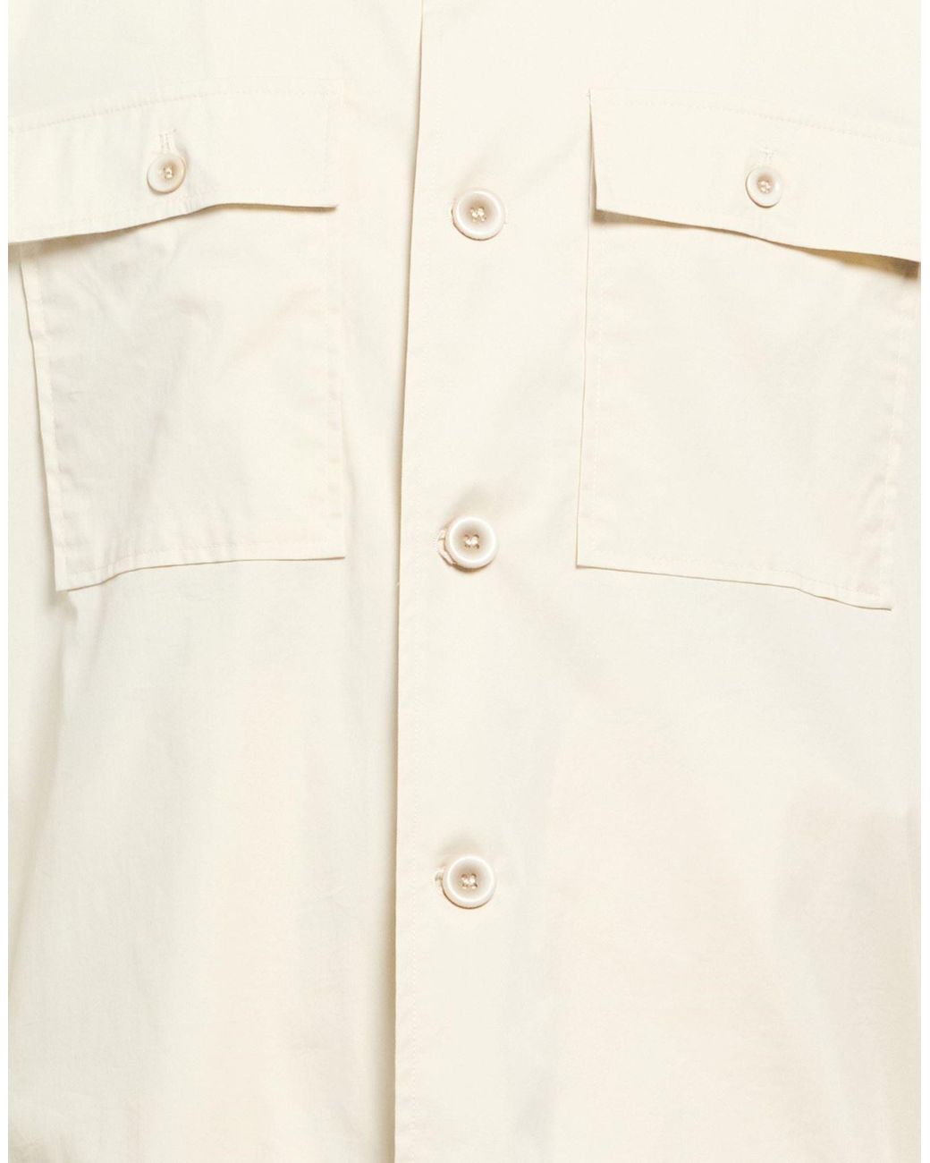 Barbati Natural Cream Jacket Cotton, Polyamide, Elastane for men