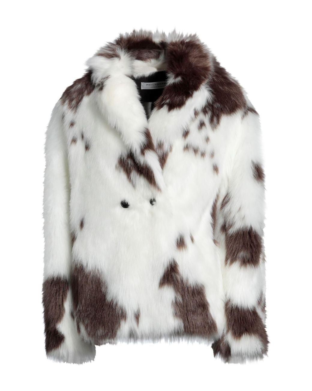 Philosophy Di Lorenzo Serafini Gray Shearling & Teddy